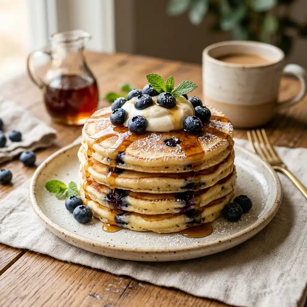 Fluffy Blueberry Pancakes – Easy Homemade Breakfast Recipe