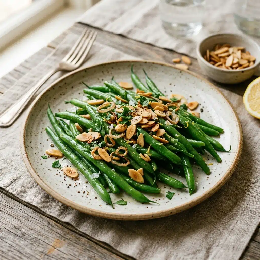 Fresh Green Bean Almondine Recipe