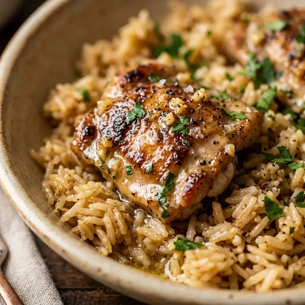 Garlic Butter Chicken and Rice