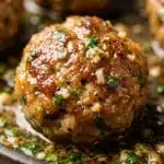 Garlic Butter Turkey Meatballs