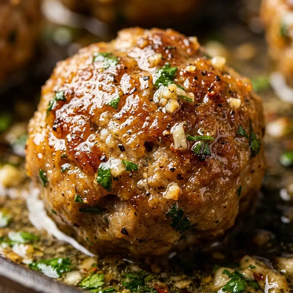 Garlic Butter Turkey Meatballs