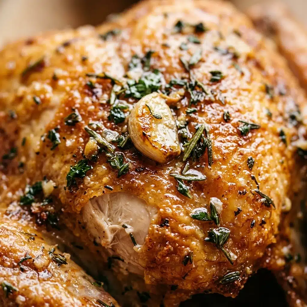 Garlic Herb Butter Roast Turkey