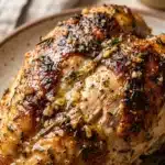 Garlic Herb Butter Roasted Turkey Breast