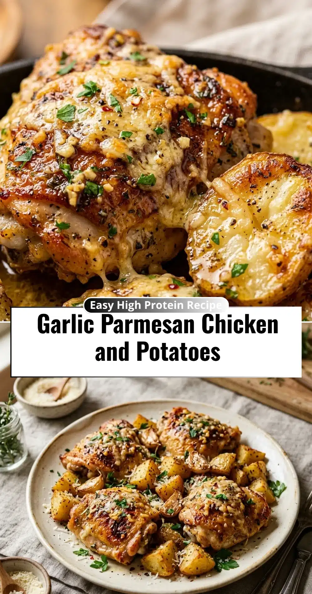 Garlic Parmesan Chicken and Potatoes