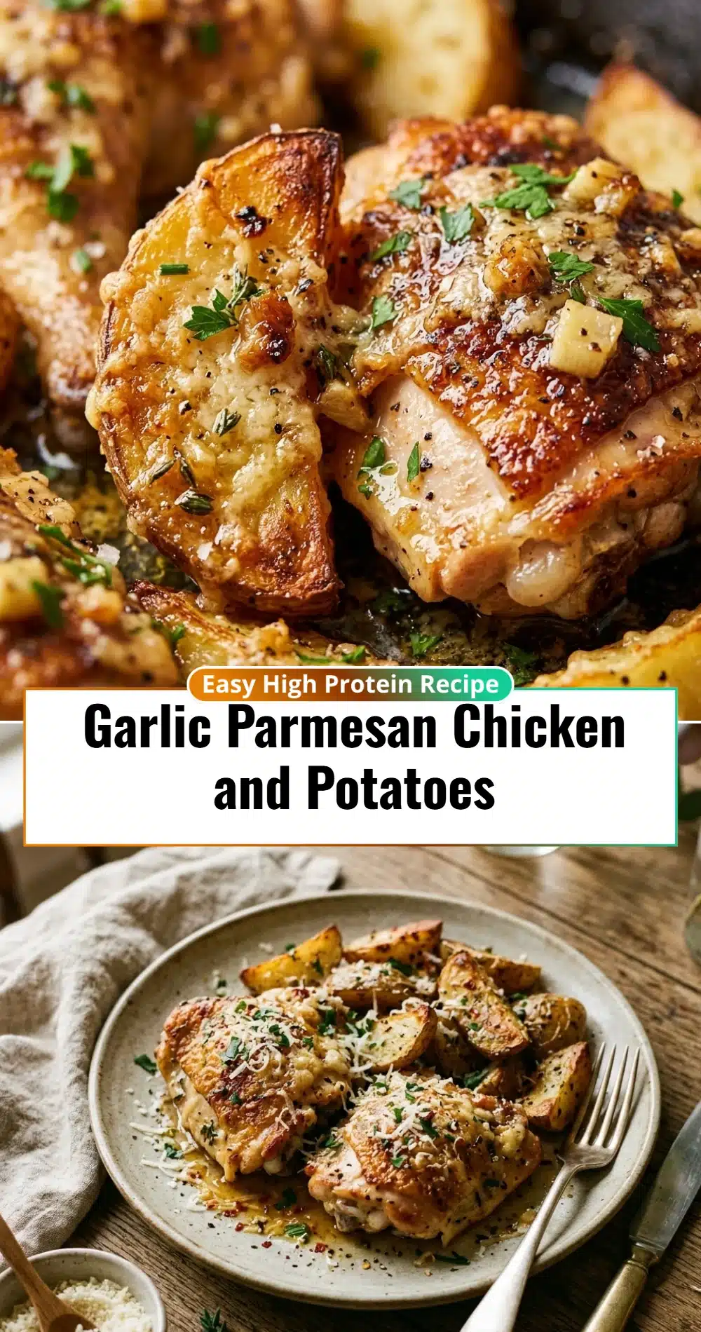 Garlic Parmesan Chicken and Potatoes