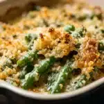 Garlic Parmesan Green Bean Casserole