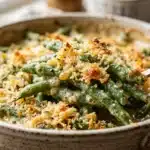 Garlic Parmesan Green Bean Casserole