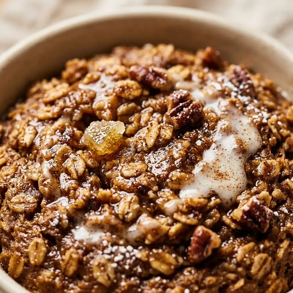 Gingerbread Baked Oatmeal