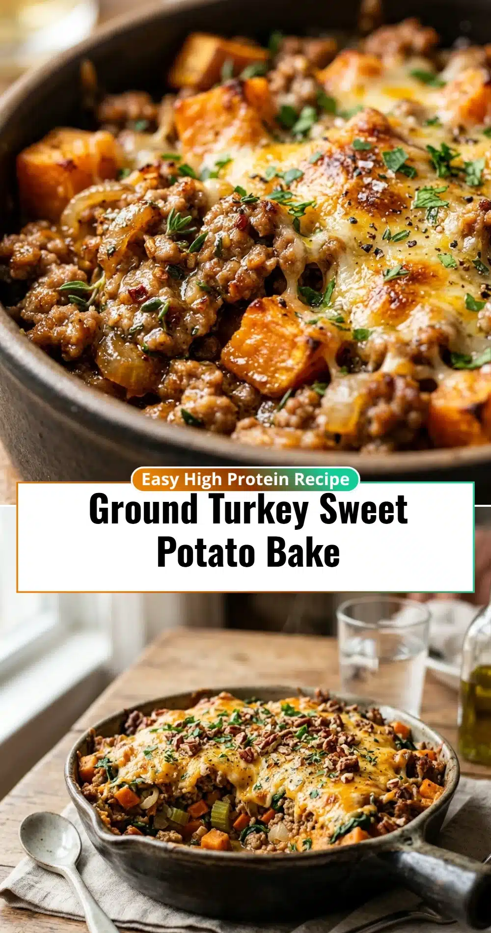 Ground Turkey Sweet Potato Bake