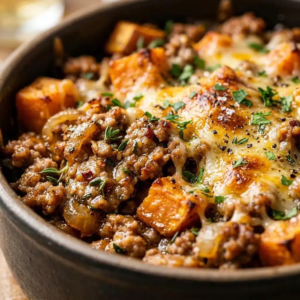 Ground Turkey Sweet Potato Bake