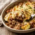 Ground Turkey Zucchini Casserole