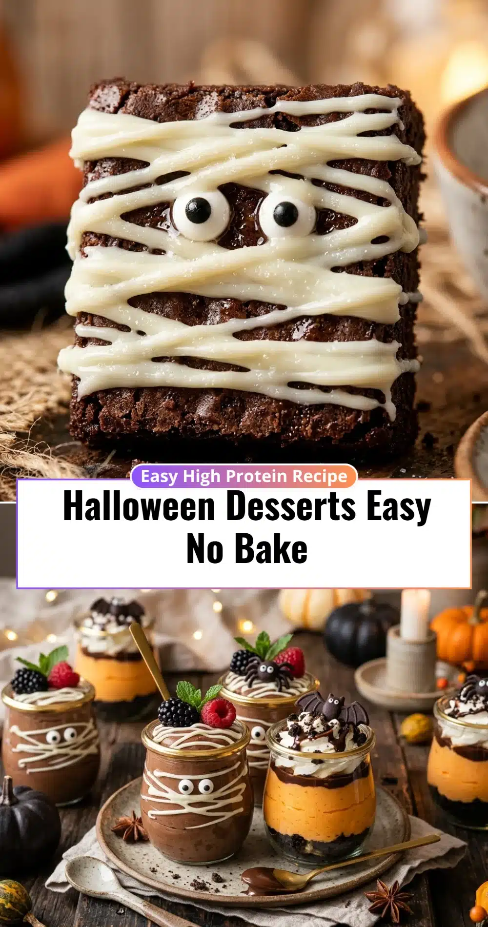Halloween Desserts Easy No Bake