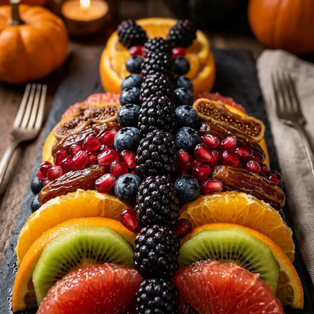 Halloween Fruit Tray Skeleton