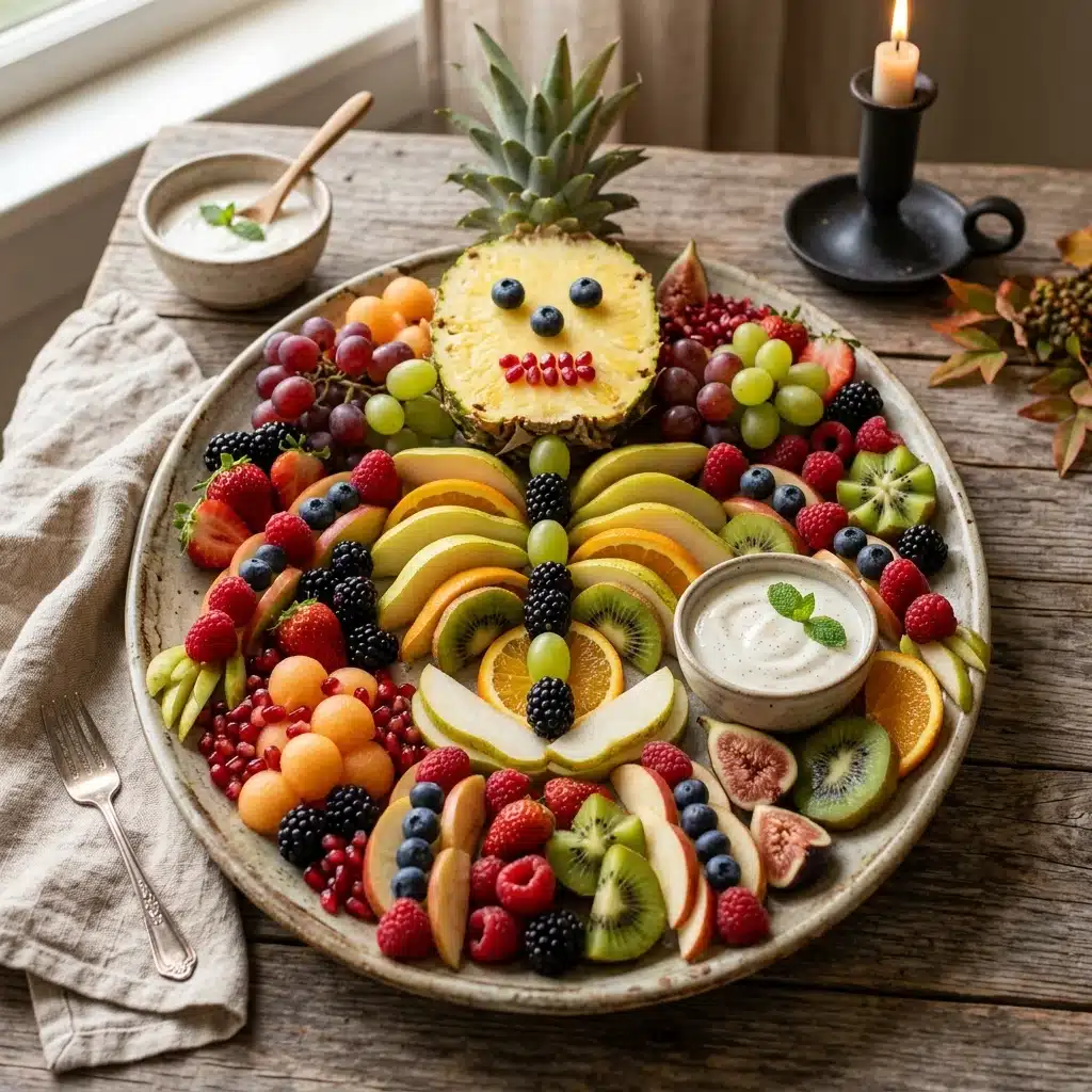 Halloween Fruit Tray Skeleton