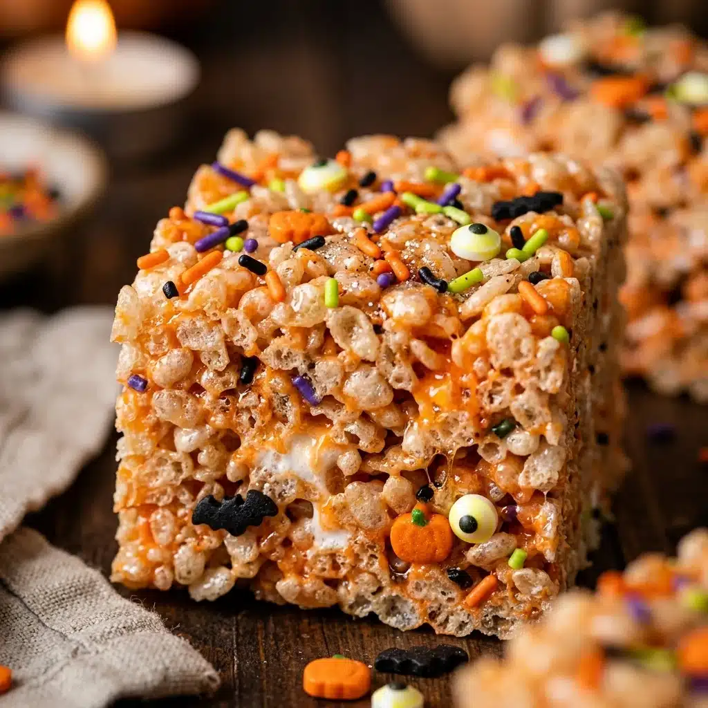 Halloween Rice Krispie Treats Spooky