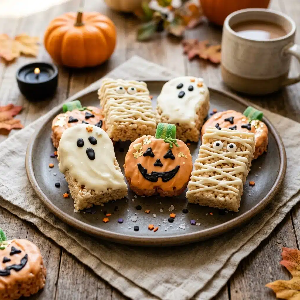 Halloween Rice Krispie Treats Spooky