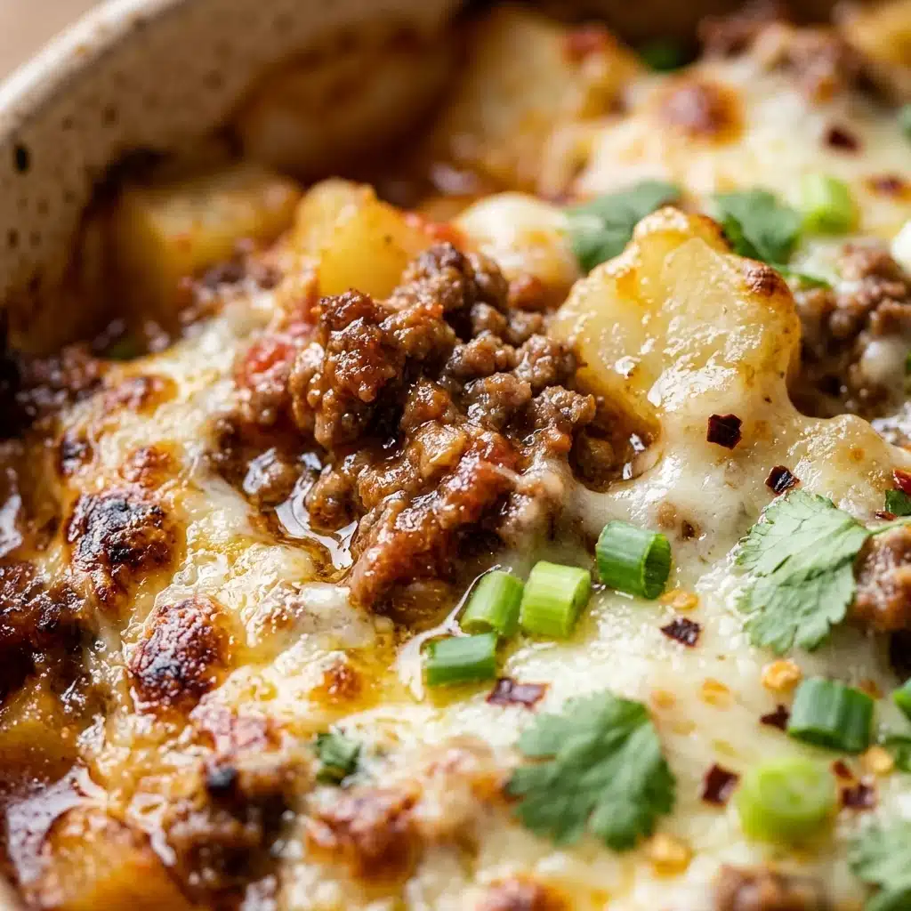 Healthy Loaded Beef and Potato Bake