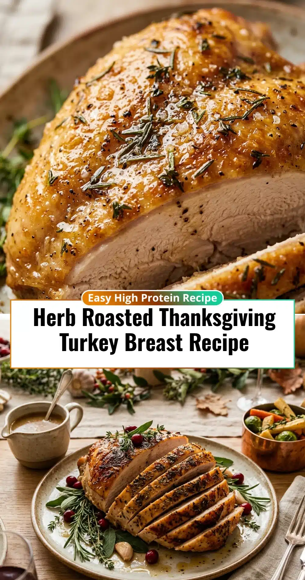 Herb Roasted Thanksgiving Turkey Breast Recipe