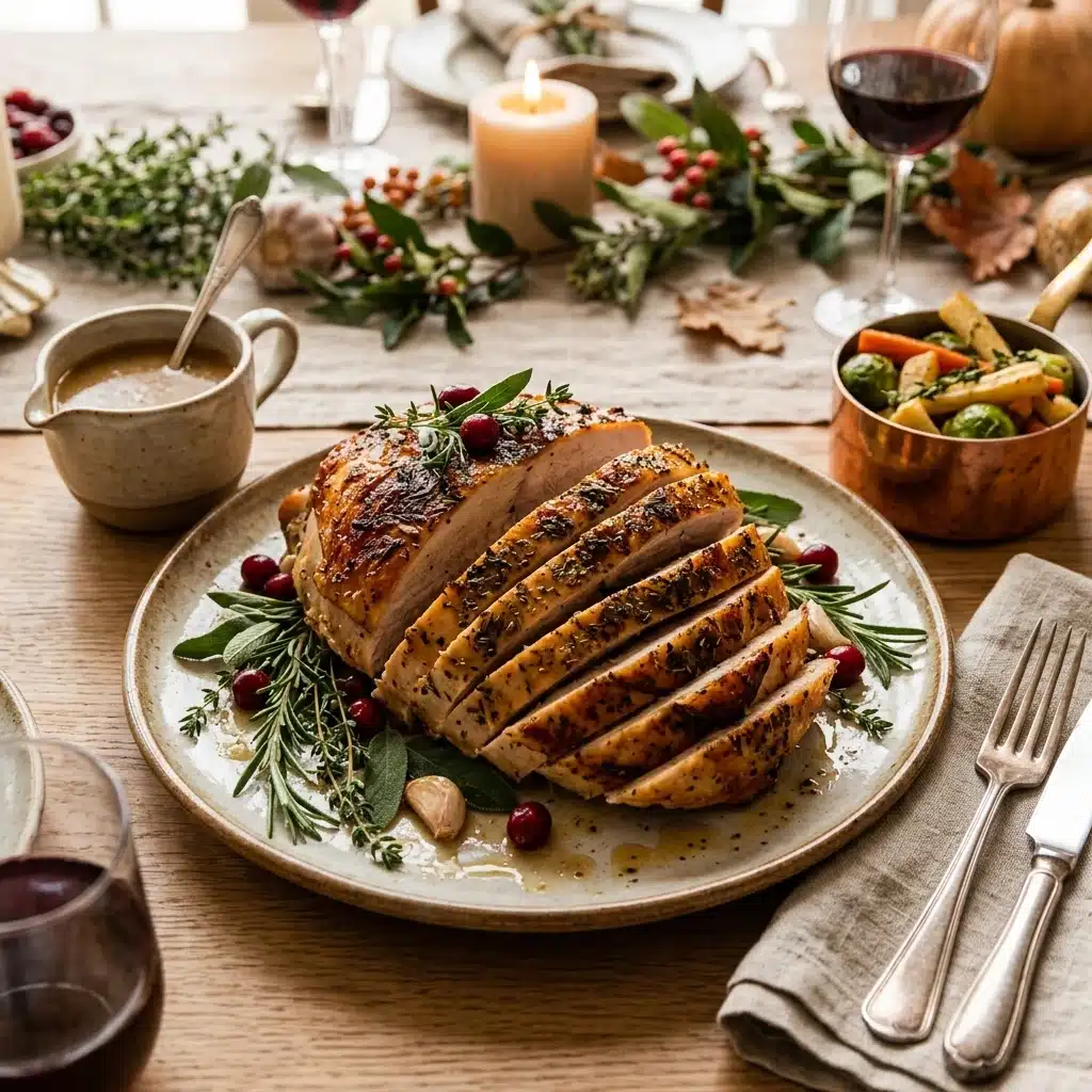 Herb Roasted Thanksgiving Turkey Breast Recipe