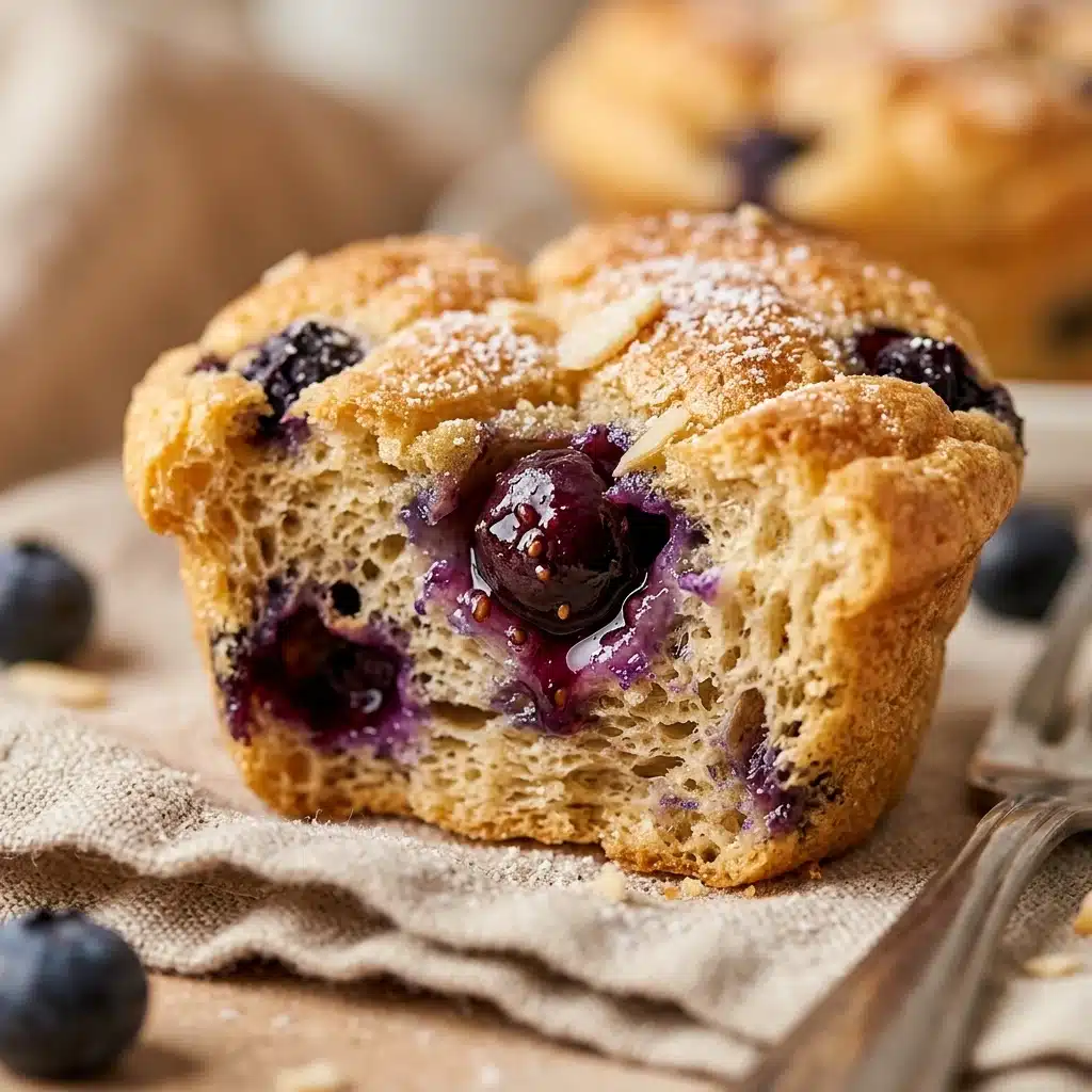 High Protein Blueberry Cloud Bread