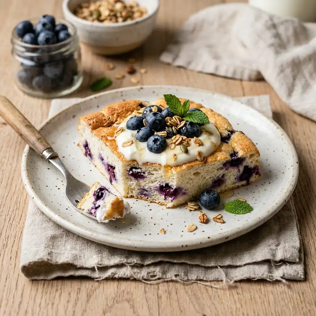 High Protein Blueberry Cloud Bread