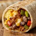 High Protein Breakfast Burrito Freezer Meal Prep