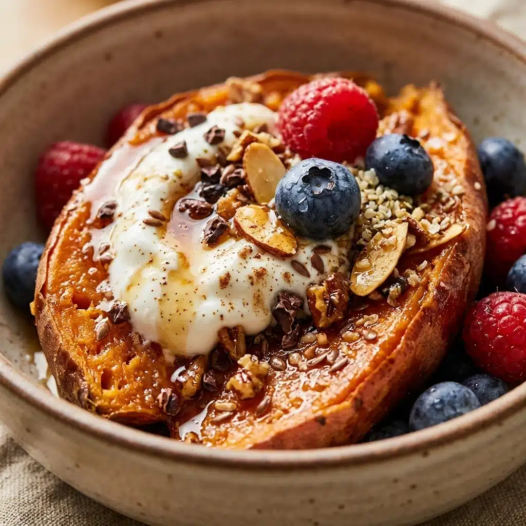 High Protein Breakfast Sweet Potatoes