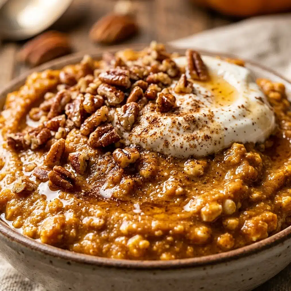High Protein Cottage Cheese Pumpkin Pie Bowls