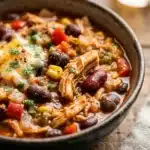 High Protein Crockpot Chicken Chili for Fall