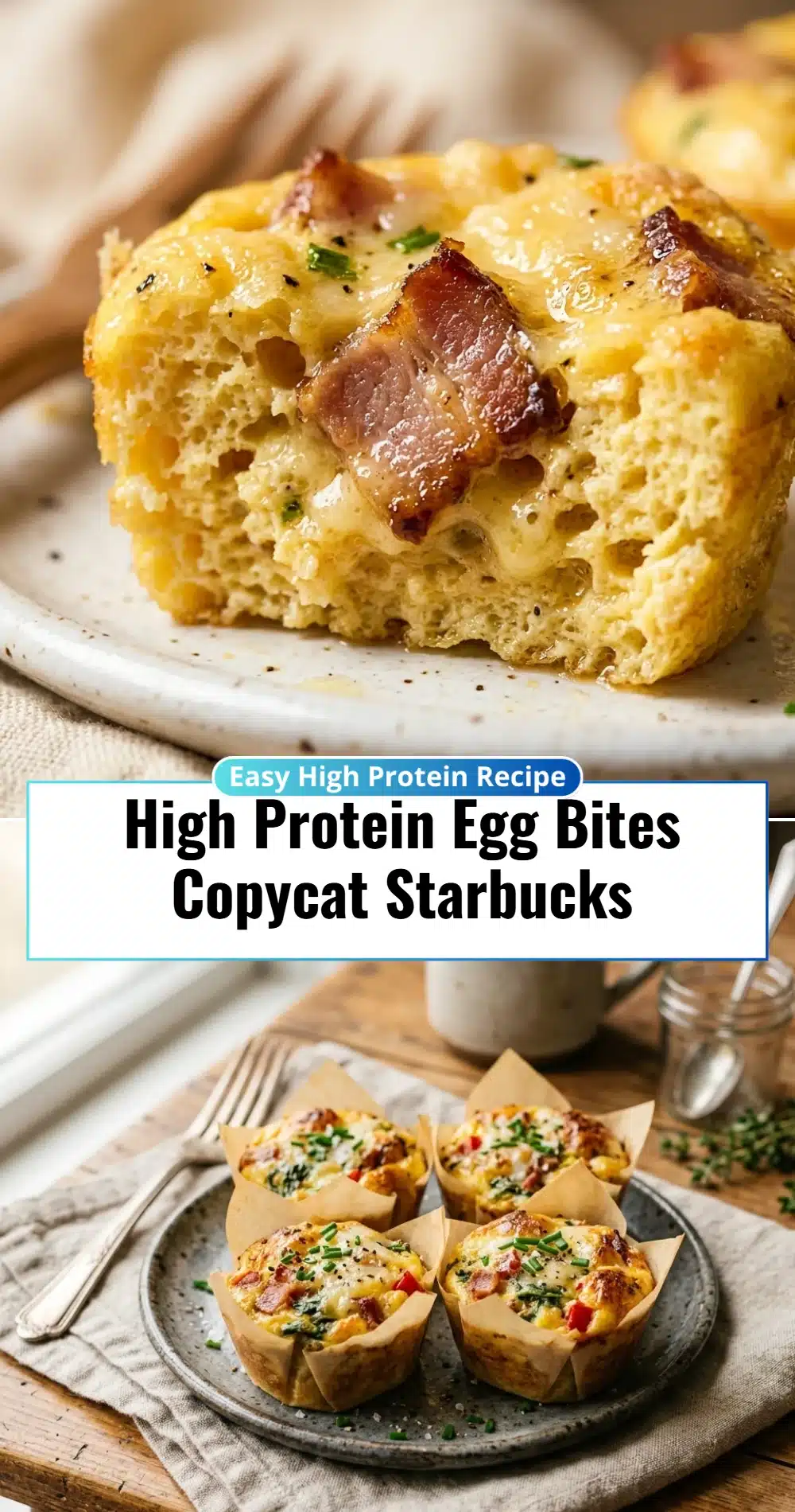 High Protein Egg Bites Copycat Starbucks