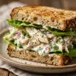 High Protein Greek Yogurt Chicken Salad Sandwich