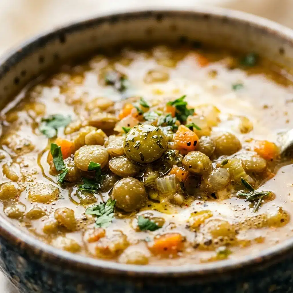 High Protein Lentil Soup One Pot