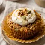 High Protein Pumpkin Muffins with Greek Yogurt