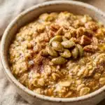 High Protein Pumpkin Overnight Oats Meal Prep