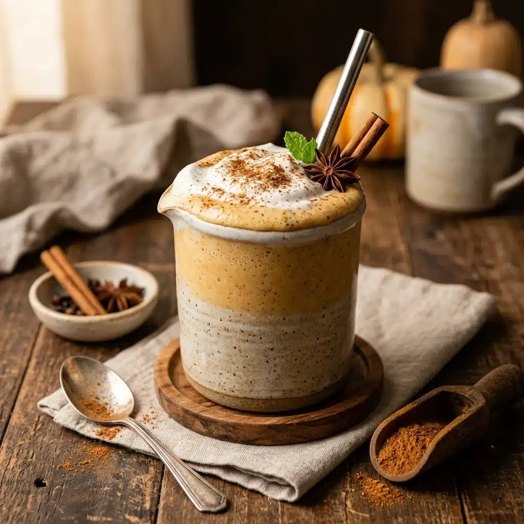 High Protein Pumpkin Spice Latte Protein Shake