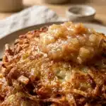 Homemade Latkes With Applesauce