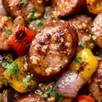 Honey Garlic Kielbasa and Veggies – Easy One Pan Dinner