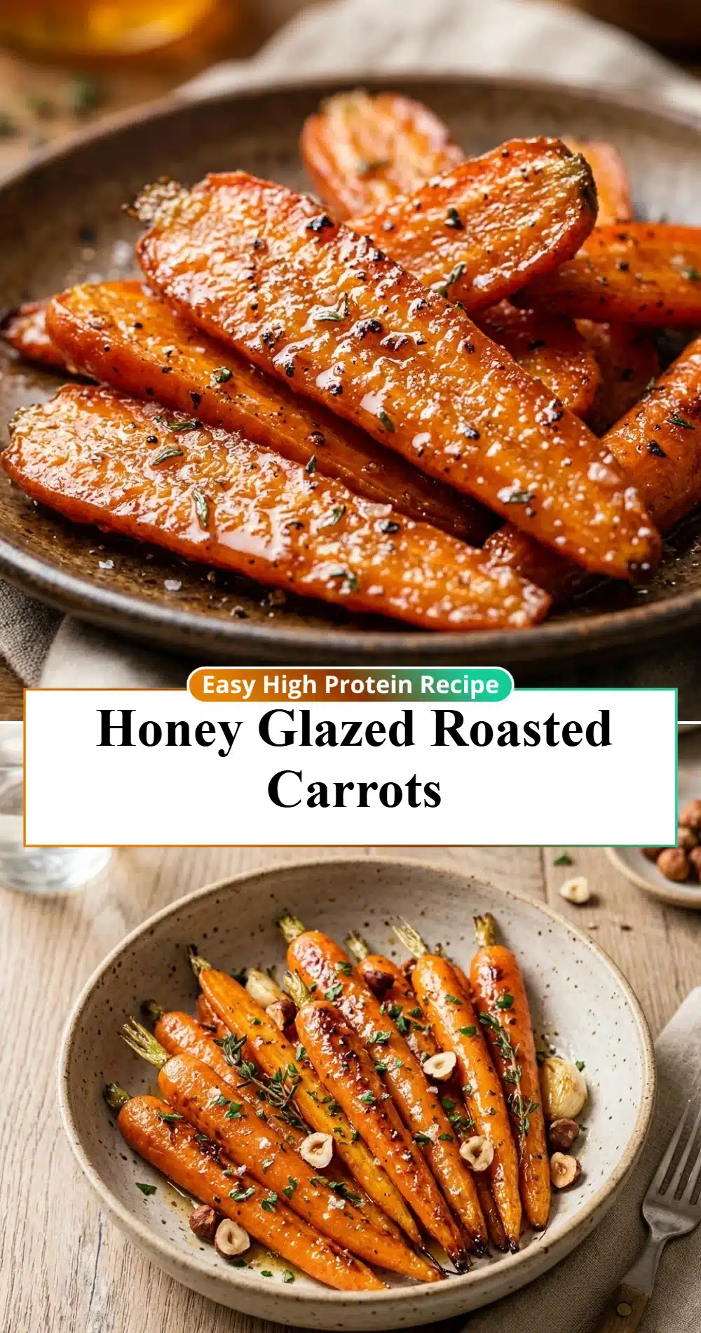 Honey Glazed Roasted Carrots