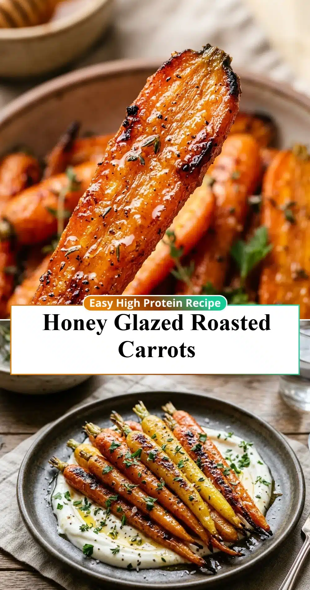 Honey Glazed Roasted Carrots