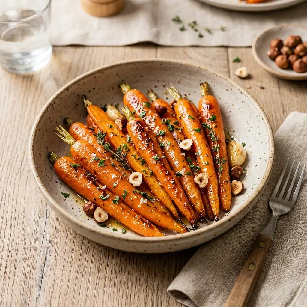 Honey Glazed Roasted Carrots