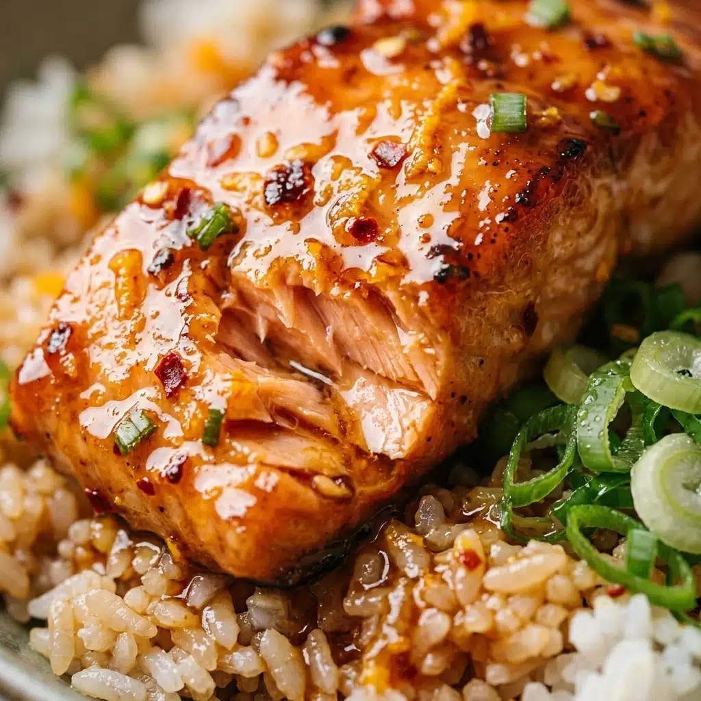 Honey Sriracha Salmon Bowls