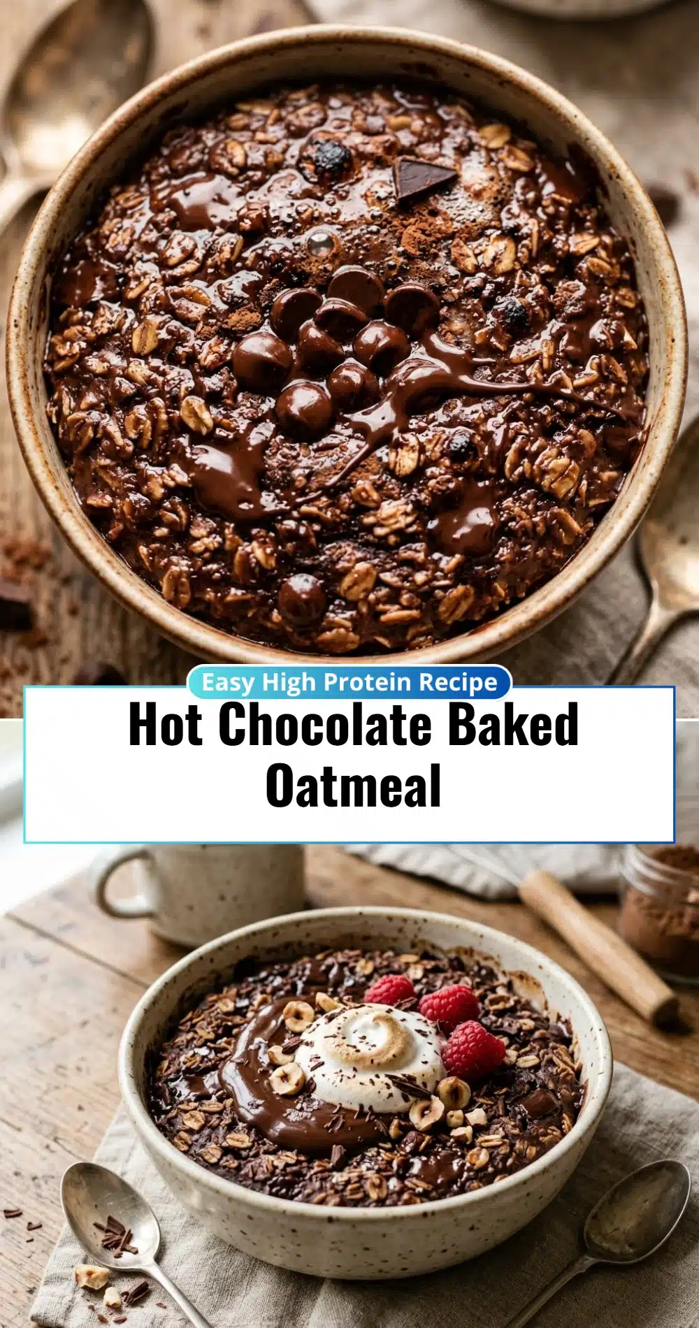 Hot Chocolate Baked Oatmeal