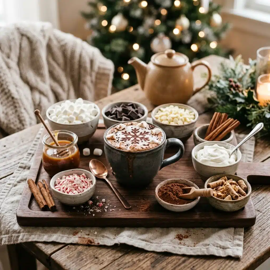 Hot Cocoa Bar Board