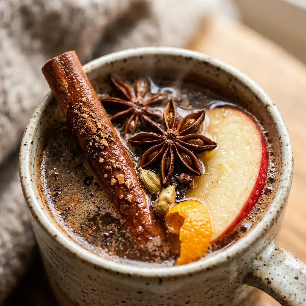 Hot Spiced Apple Cider Mocktail