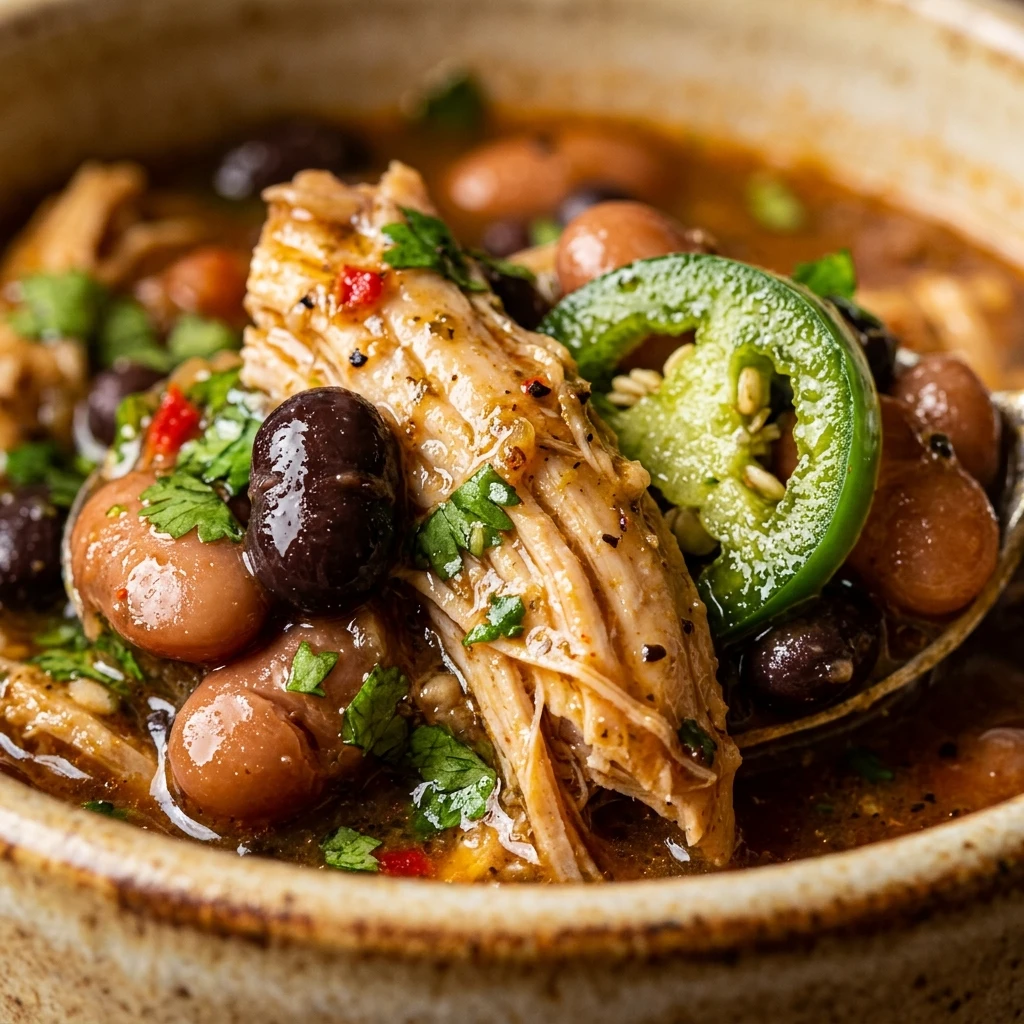 Jalapeño Chicken and Beans