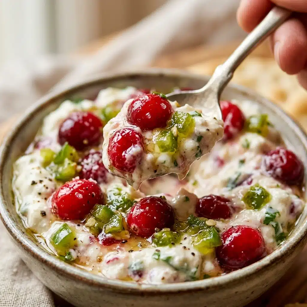 Jalapeño Cranberry Cream Cheese Dip