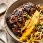 Jerk Chicken Mango Slaw Bowls