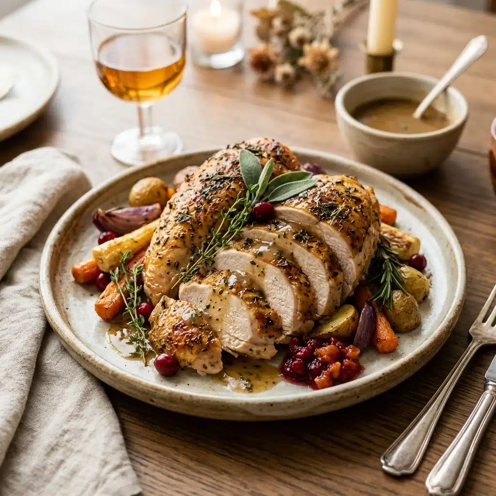 Juicy Dry Brined Turkey Breast