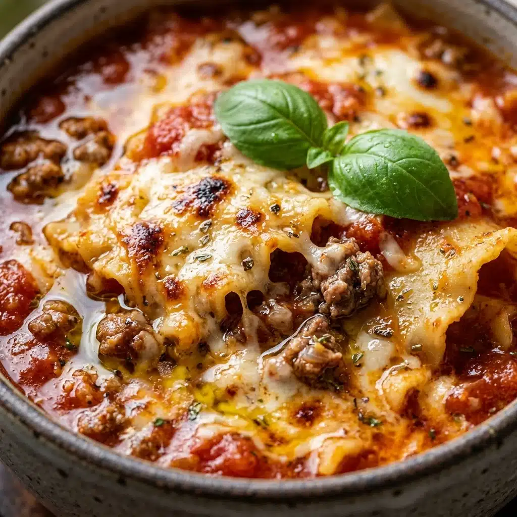 Lasagna Soup One Pot Beef