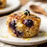 Lemon Blueberry Cottage Cheese Pancake Bites – Easy Breakfast